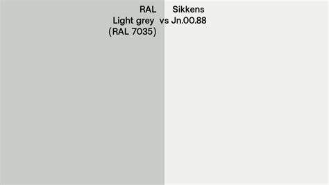 Ral Light Grey Ral 7035 Vs Sikkens Jn 00 88 Side By Side Comparison