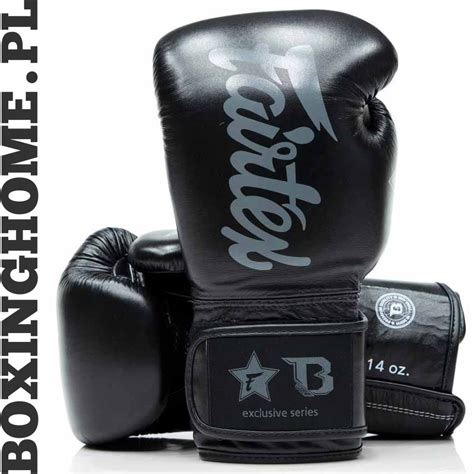 Rękawice bokserskie FAIRTEX FXB BG V2 black Zobacz na Boxinghome pl