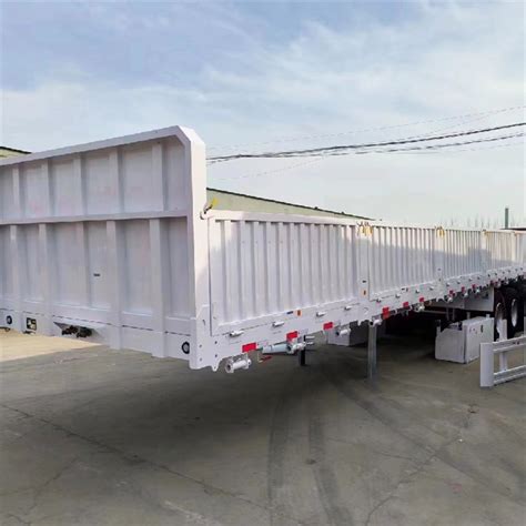 Axle Drop Side Wall Dry Cargo Sidewall Semi Trailer China Side Wall