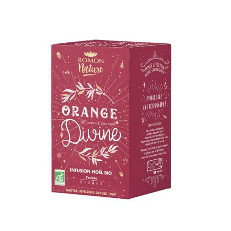 Orange Divine Bio Infusion De No L Sachets No L Th S Et