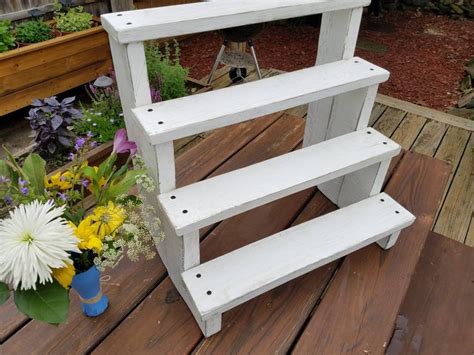 Tiered Rustic Reclaimed Wooden Cupcake Display Stand Etsy