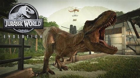 Jurassic World Evolution Gameplay Impressions Growing Dinosaurs And Building A Park Youtube