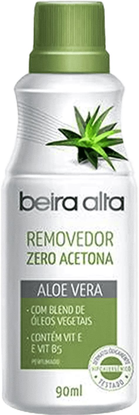 Removedor De Esmalte Beira Alta Zero Acetona Aloe Vera Beleza Na Web