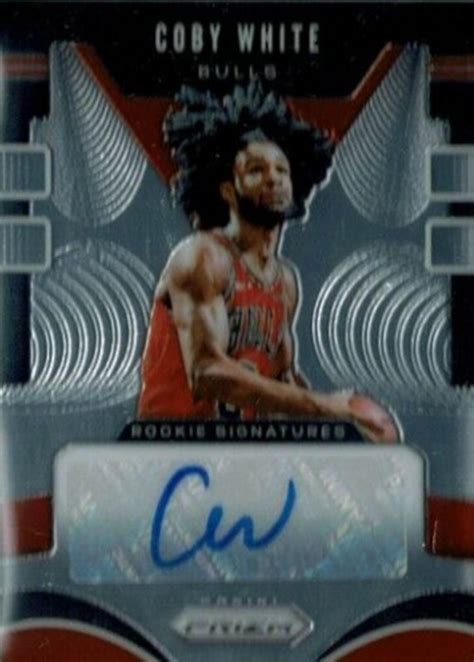 Coby White 2019 Prizm Rookie Signatures RS CWT Price Guide Sports