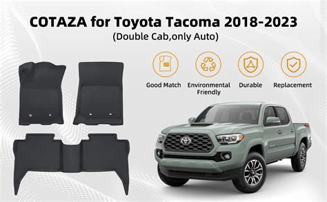 Amazon For Toyota Tacoma Floor Mats 2023 2022 2021 2020 2019 2018