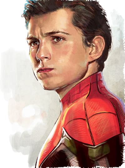 Draw Tom Holland (Spider-Man Far From Home) : r/Marvel