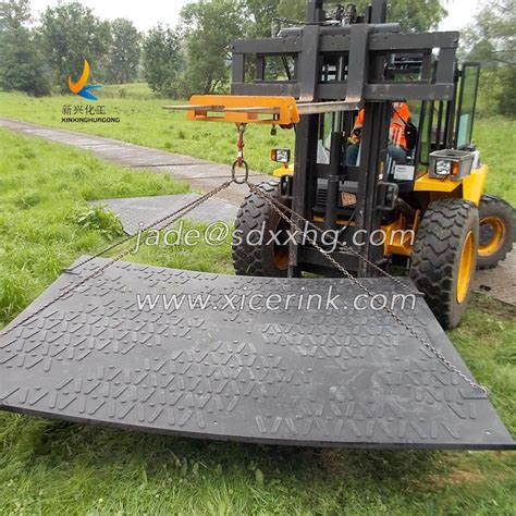 Hdpe Polyethylene Excavators Road Way Matsground Protection Mats