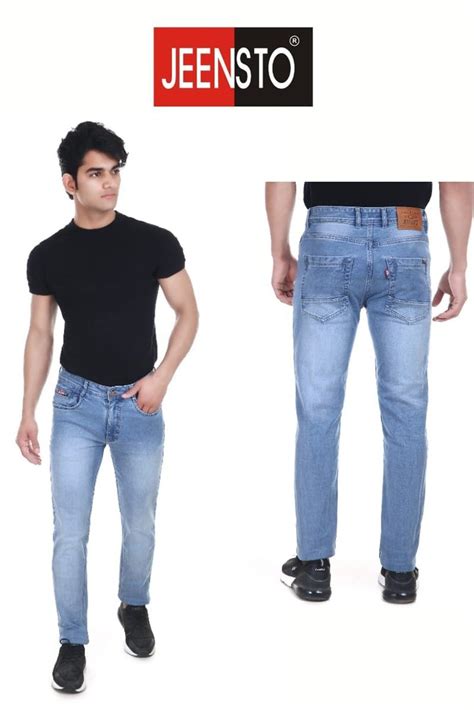 Slim Fit Plain Men Shaded Denim Jeans Navy Blue At Rs Piece In