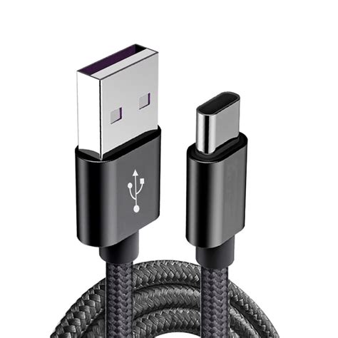 Cabo Usb Tipo C Longo Metros Turbo Carga E Dados Refor Ado Faz A Boa