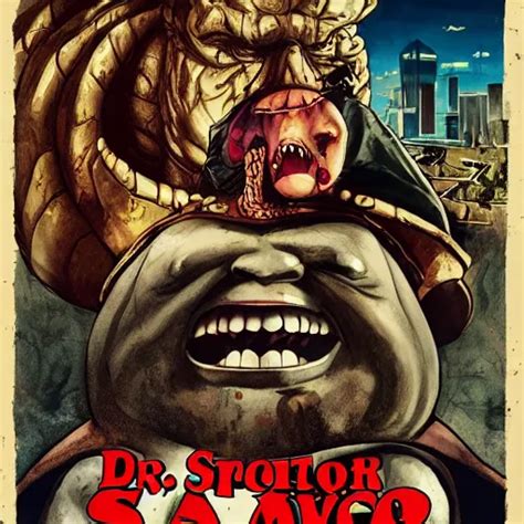 A Movie Poster Of Executioner Smough And Dragon Slayer Stable