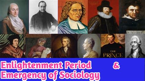 Enlightenment Period And The Emergency Of Sociology YouTube