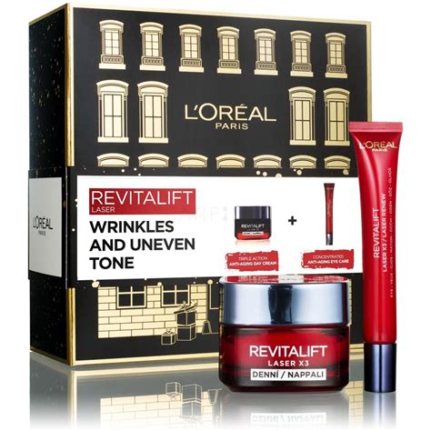 L Or Al Paris Revitalift Laser X Day Cream Poklon Set Dnevna Krema Za