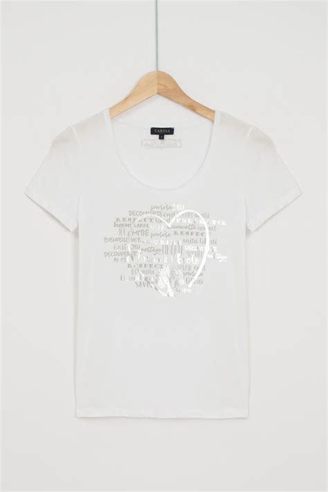 Sheila T Shirt White Woman