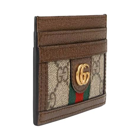 Jual Gucci Gucci Gg Supreme Ophidia Large Card Case Beige Brown