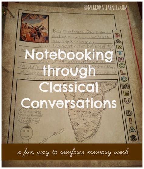 Notebooking And Classical Conversations — Homegrown Learners Classical Conversations