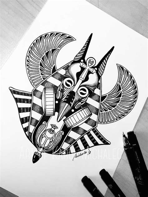 Anubis Drawing at PaintingValley.com | Explore collection of Anubis Drawing