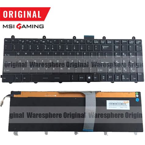 New And Original US UI Colorful Backlit Keyboard For MSI GT60 GT70