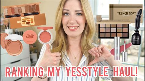 Ranking My YESSTYLE K Beauty Makeup Haul YouTube