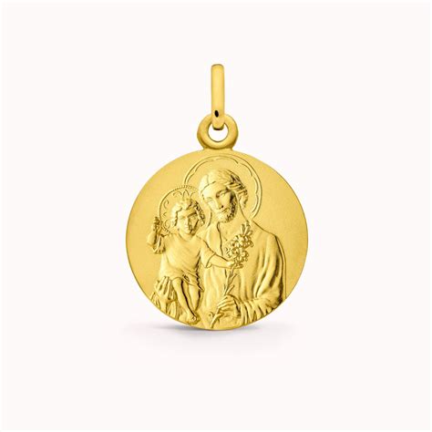 Médaille Saint Joseph En Or Sanctis