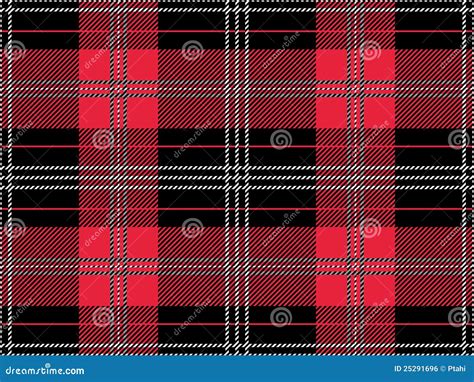 Seamless Tartan Pattern Stock Vector Illustration Of Square 25291696