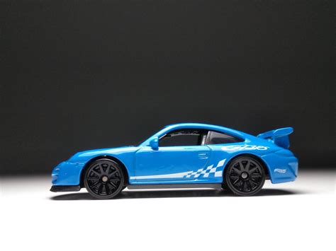 Hot Wheels Exotics Blue Porsche 911 Gt3 Rs Custom Black Etsy