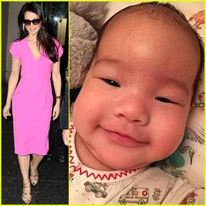 Lucy Liu Shares Adorable New Photo Of Son Rockwell Celebrity Babies