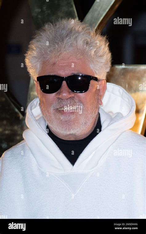 Pedro Almodovar Attending The Saint Laurent Menswear Fall Winter