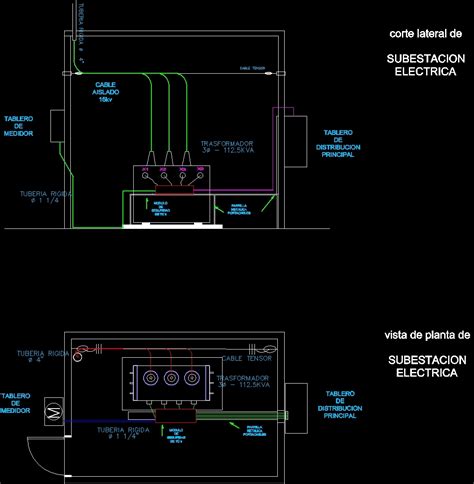 Electric Substation Dwg Detail For Autocad Designs Cad FAF