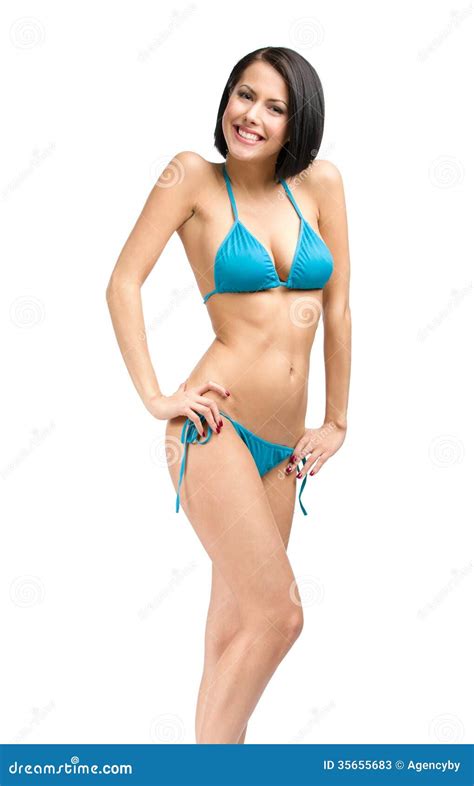 Portrait Intégral De Bikini De Port De Dame Image stock Image du mignon beauté 35655683