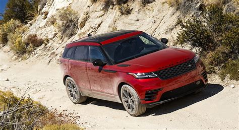 2018 Range Rover Velar P250 Se Color Firenze Red Off Road Car Hd Wallpaper Peakpx