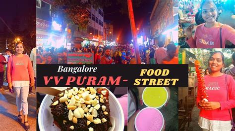 VV Puram Food Street Vlog In Telugu Bangalore Monica Ishaana