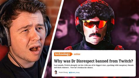 Dr Disrespect Finally Speaks Youtube