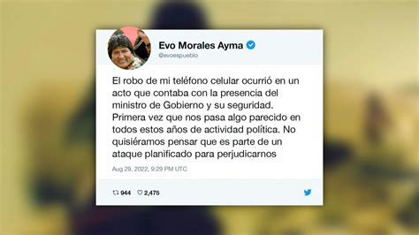 Evo Morales En Su Paranoia Infobae