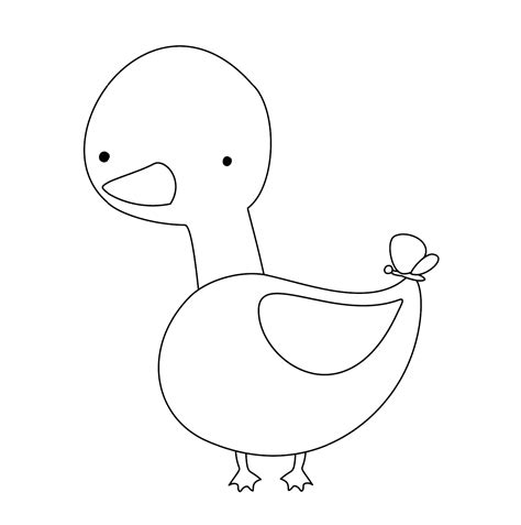 Baby Daffy Duck Coloring Pages