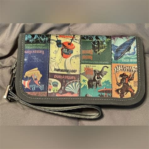 Disneyland Th Anniversary Harveys Seatbelt Wristlet Gem