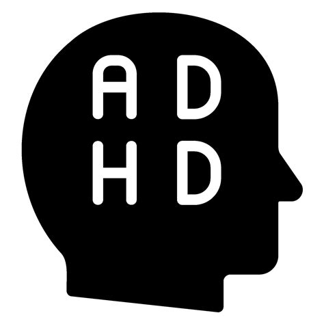 adhd glyph icon 26560744 Vector Art at Vecteezy