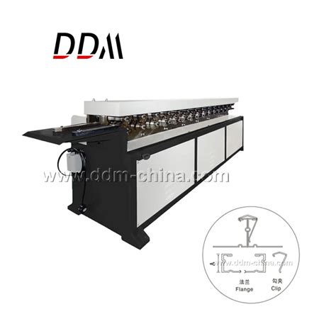 Ddm Factory Oem Tdc Flange Roll Forming Duct Production Machine With Sealant Buy Air Duct