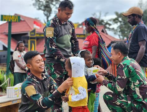 Aksi Nyata Satgas 330 Tekan Angka Stunting Di Intan Jaya BELANEGARANEWS