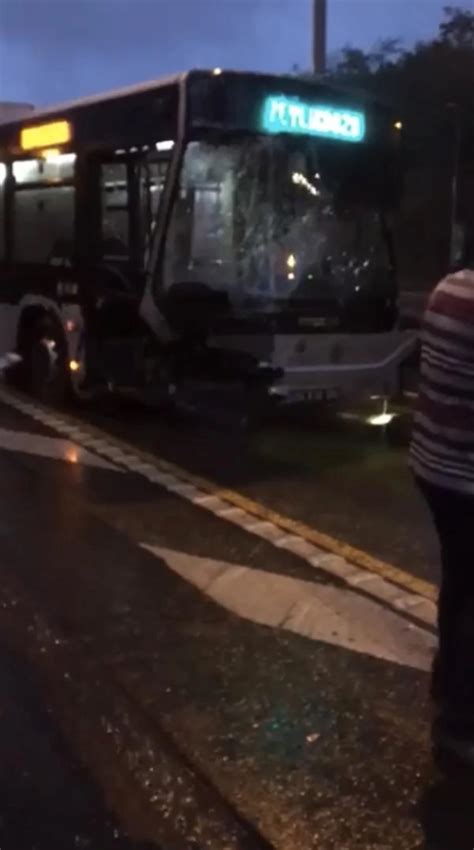 3 SAAT ARAYLA İKİ METROBÜS KAZASI Haberler