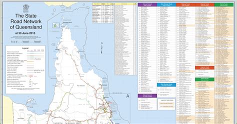 Queensland Road Map Gadgets 2018