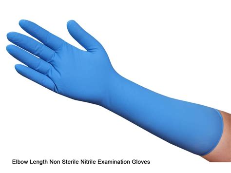 Elbow Length Non Sterile Nitrile Examination Gloves Size 75 Inches At Rs 2275pair In Kochi