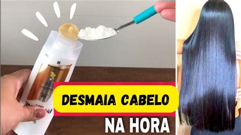 Misture Isso No Condicionador Desmaia Cabelo Alinha E D Brilho