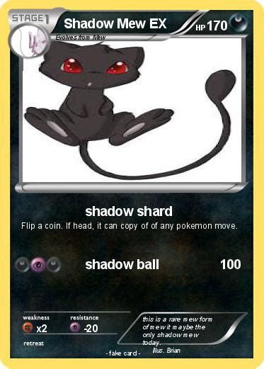 Shadow Mew Ex Card