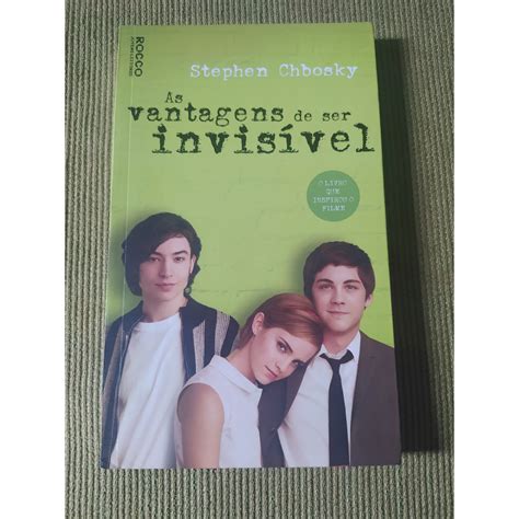 As Vantagens De Ser Invis Vel Capa Do Filme Shopee Brasil