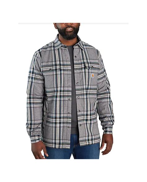 Carhartt® Men S Sherpa Lined Flannel Shirt Jack Fort Brands