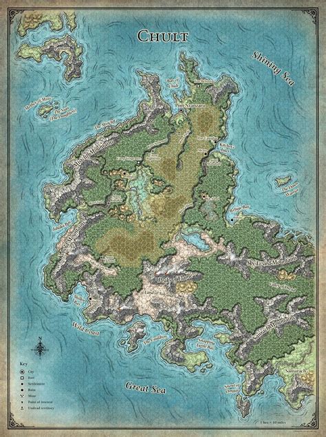 Map Of Faerun Dnd 5E - United States Map And Canada