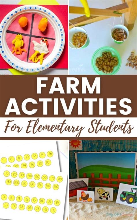 Farm Activities for Elementary Students