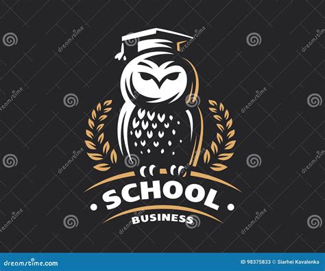 Education Logo Vector Black