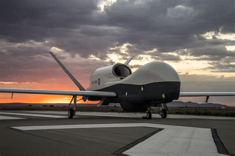Australian 1st Mq 4c Triton Remotely Piloted Aircraft System Touches