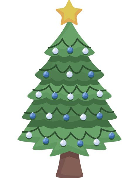 Christmas Tree With Star 24085481 PNG